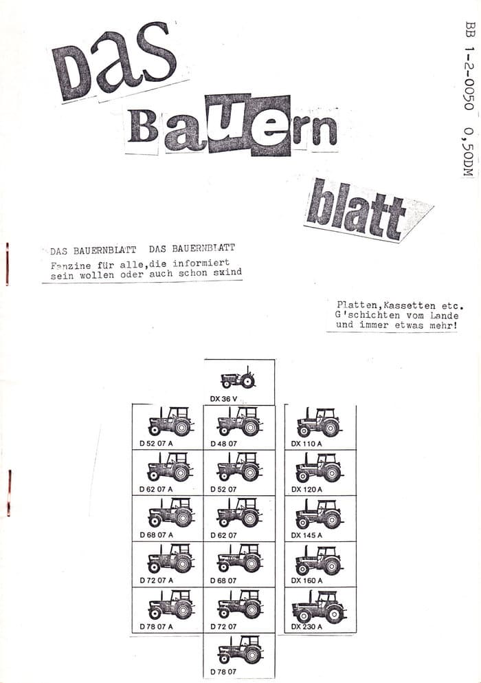 Das Bauernblatt Nr.1
