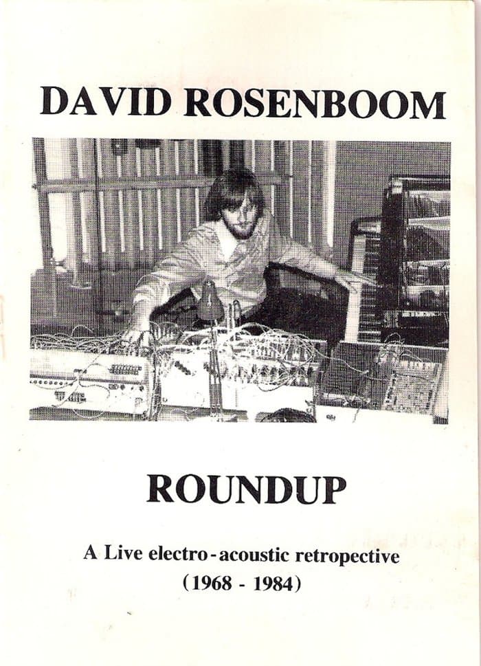 Roundup - A Live Electro-Acoustic Retrospective  (1968-1984)