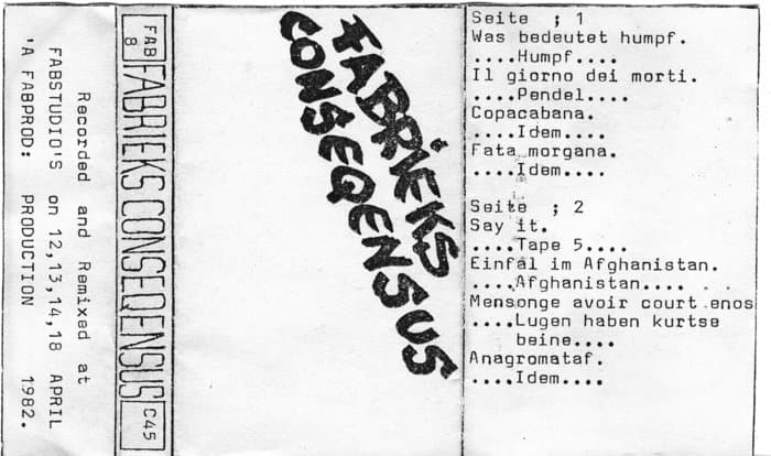 Fabrieks Conseqensus