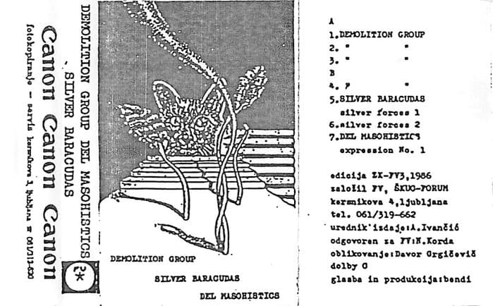 Demolition Group, Silver Baracudas, Del Masohistics Compilation Tape