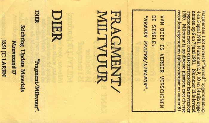 Fragment / Miltvuur (black cover)