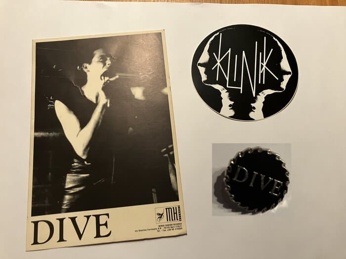 Dive Klinik enamel sticker