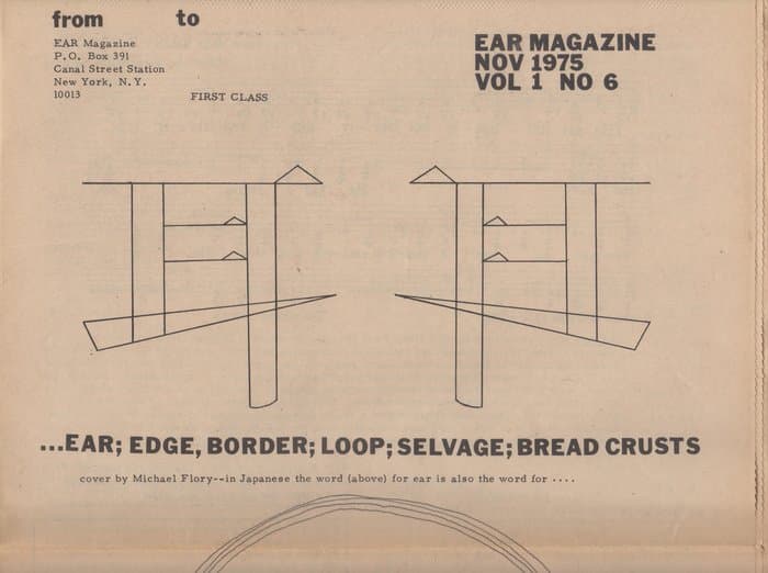 EAR Volume 01 Number 06 (November 1975)