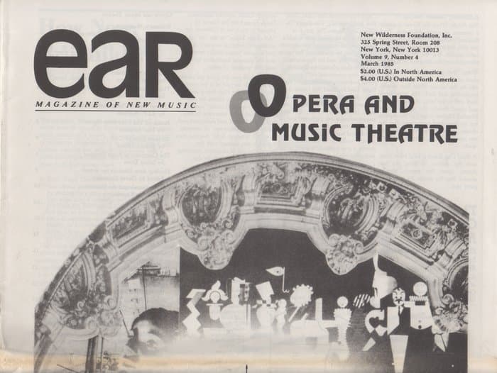 EAR Volume 09 Number 04 (March 1985)