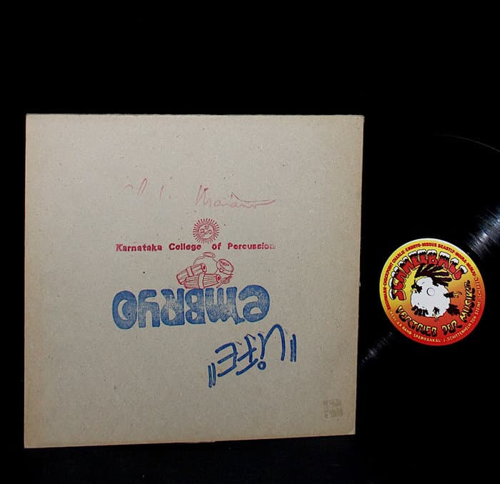 Life with Charlie Mariano, Karnataka College Of Percussion