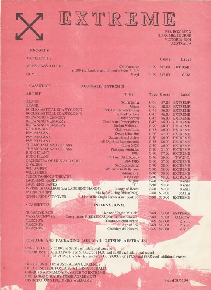 Catalogue February 1989