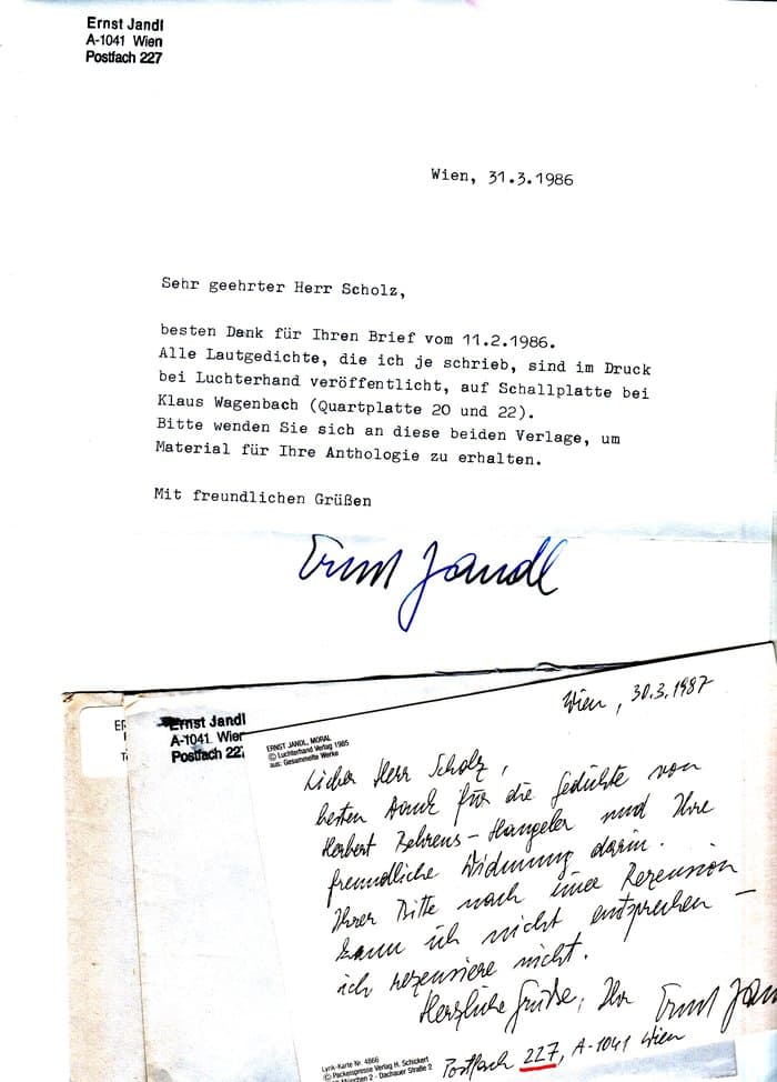 Letter and Postcard