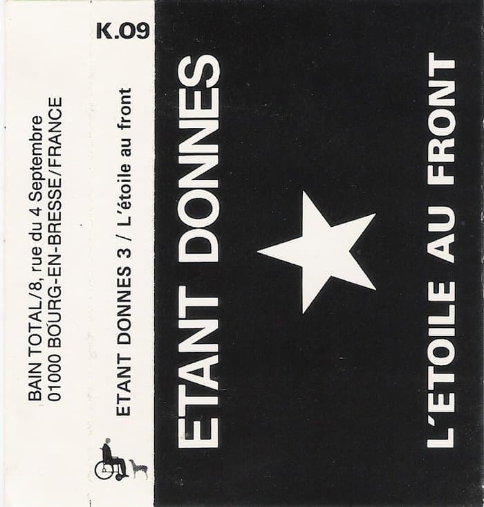 Étant Donnés 3 - L'Étoile Au Front (white (first ed) or black J-Card)