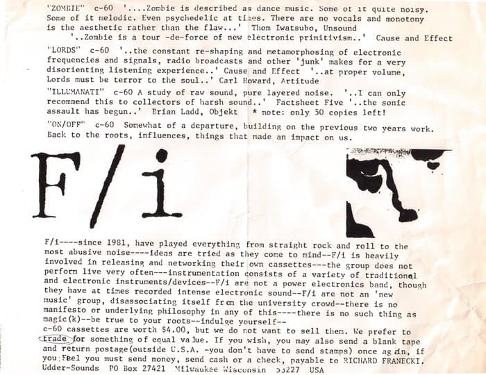 Promo sheet