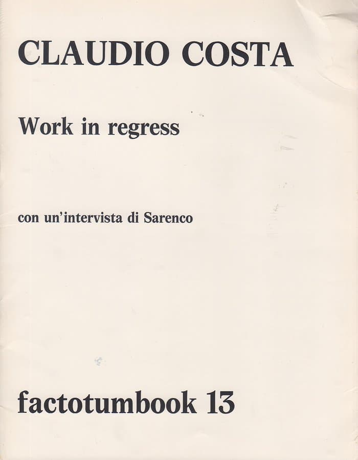 Factotumbook 13 - Claudio Costa