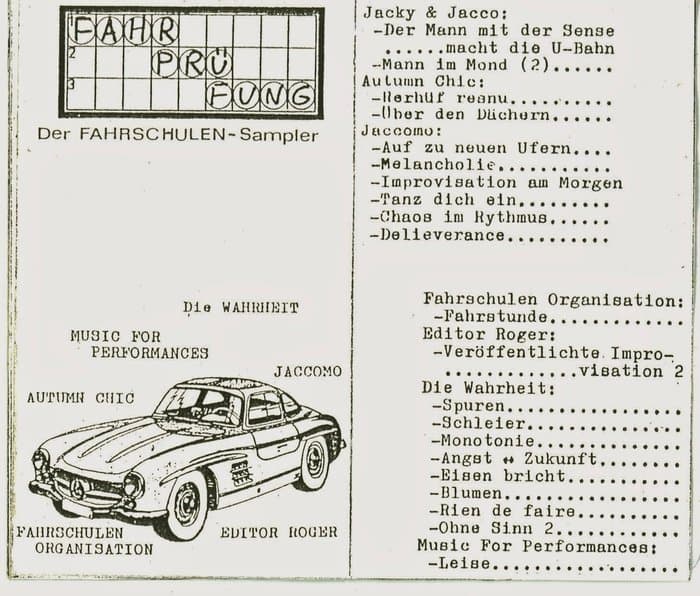 Erste Fahrstunde Der Fahrschulen-Sampler