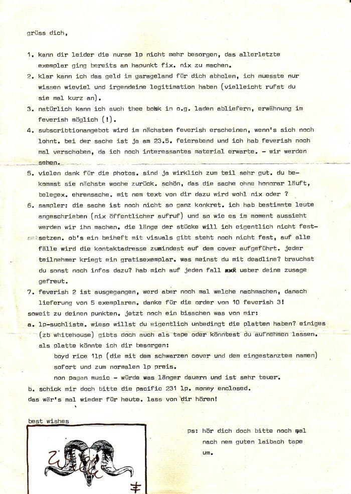 Letter to Graf Haufen