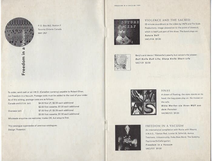 Catalogue 1989