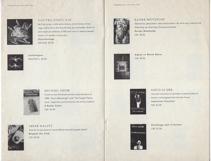 Catalogue 1989