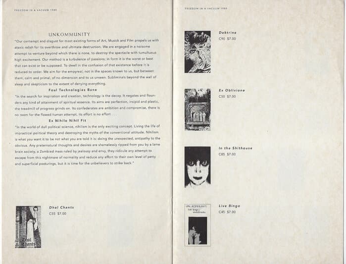 Catalogue 1989