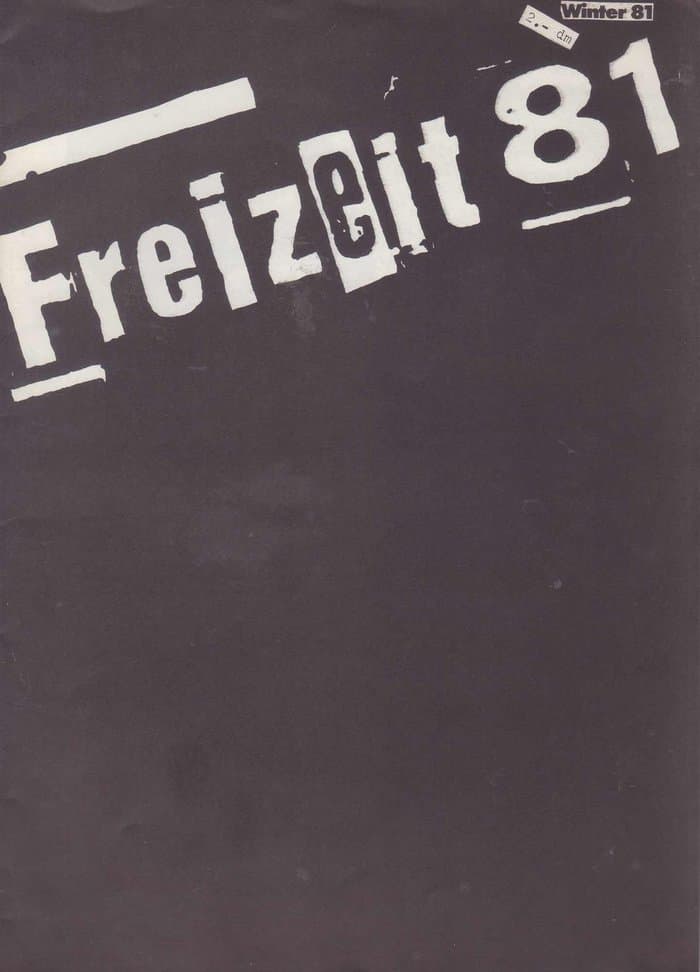 Freizeit 1981