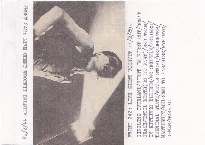 Ghent Vooruit Belgium 11/2/89