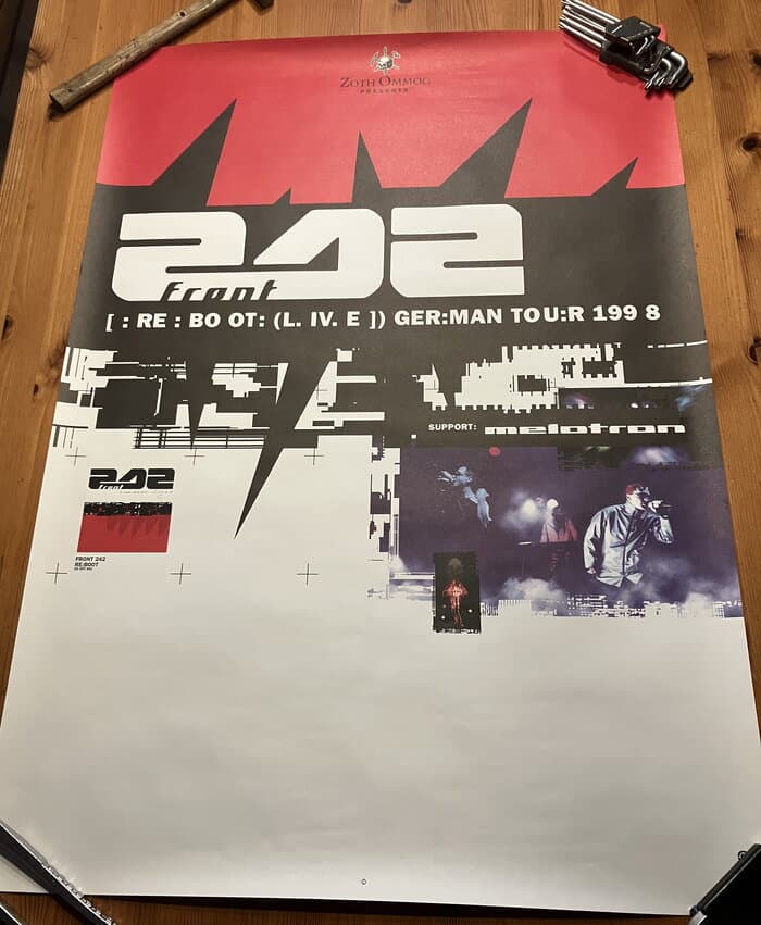 Front 242 Re-Boot Poster