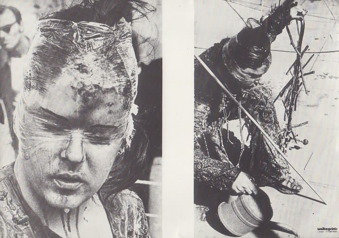 Genesis P-Orridge Omissions, Kiel, publicity card