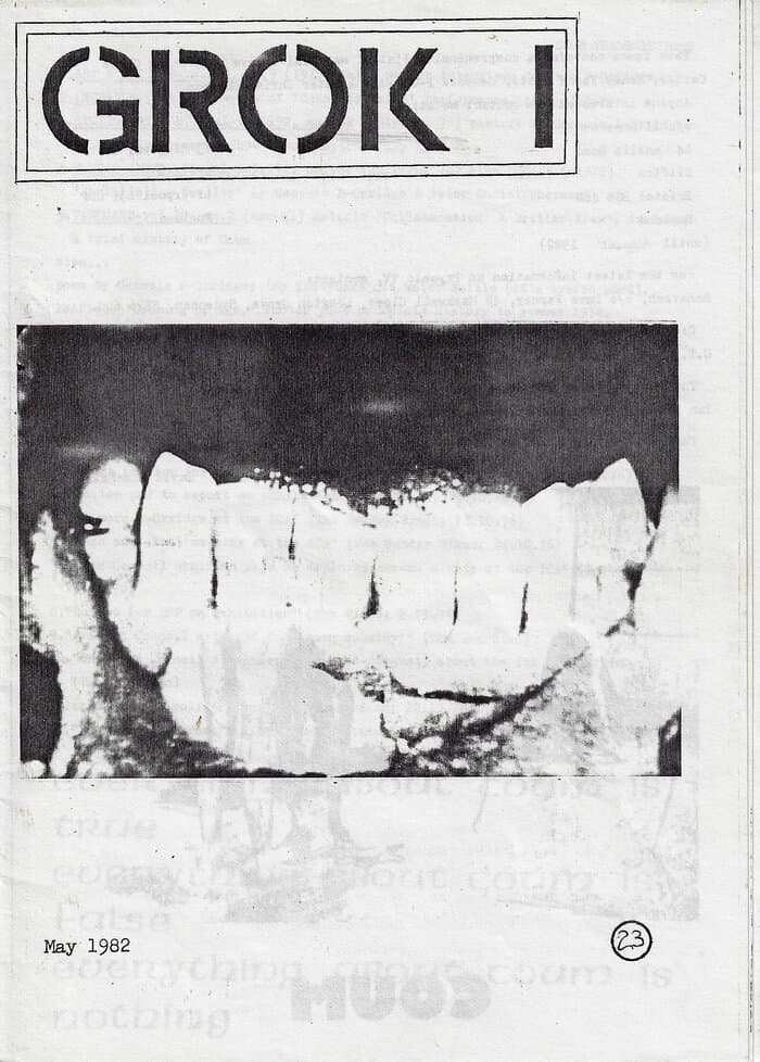 Grok 1 (THROBBING GRISTLE SPECIAL SIMILAR TO TG-GUIDE)