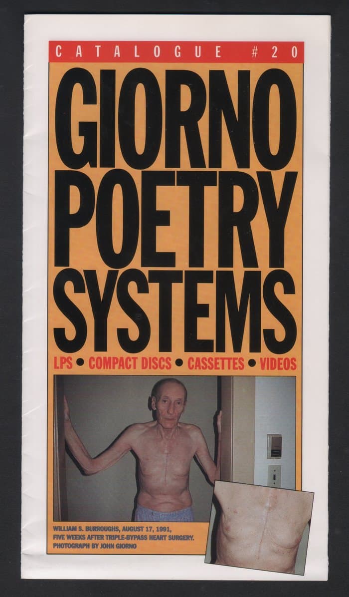 Giorno Poetry Systems Catalogue No.20