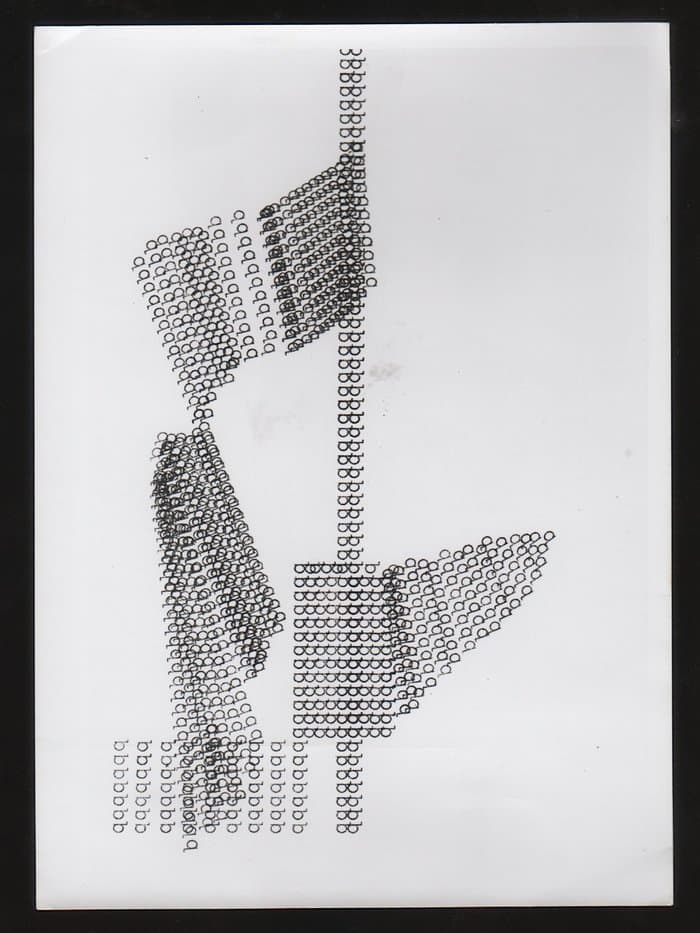 Postcard Typewriter-Poem