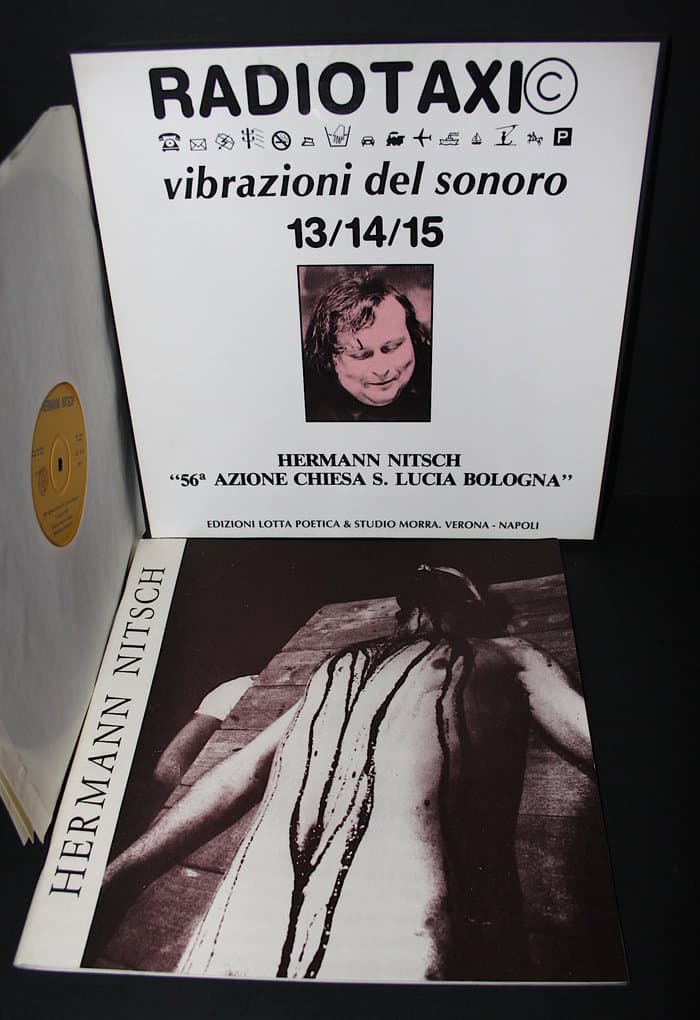 56a Azione Chiesa S. Lucia Bologna  (Partitur der 56. Aktion)