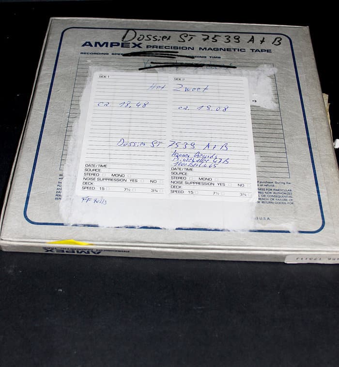 Master Reels to Dossier Lp and Recloose Contribution