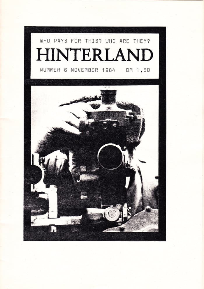 Hinterland Nr.6 (November 84)