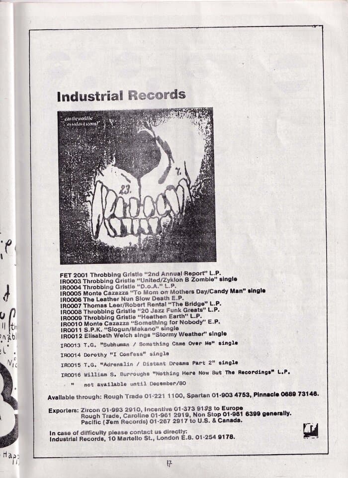 Industrial Records News Overview