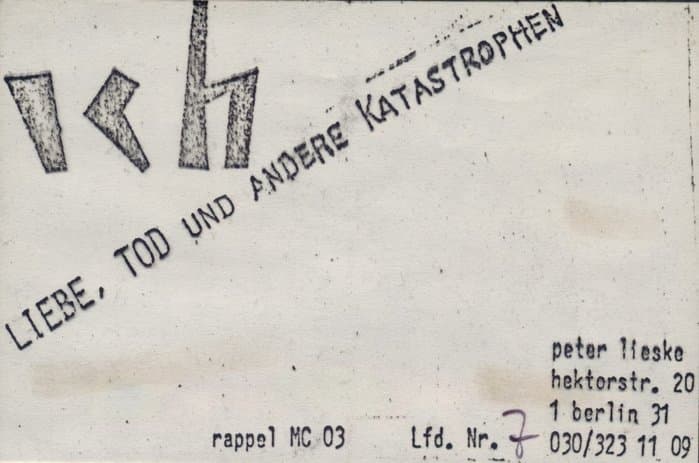 Liebe, Tod Und Andere Katastrophen