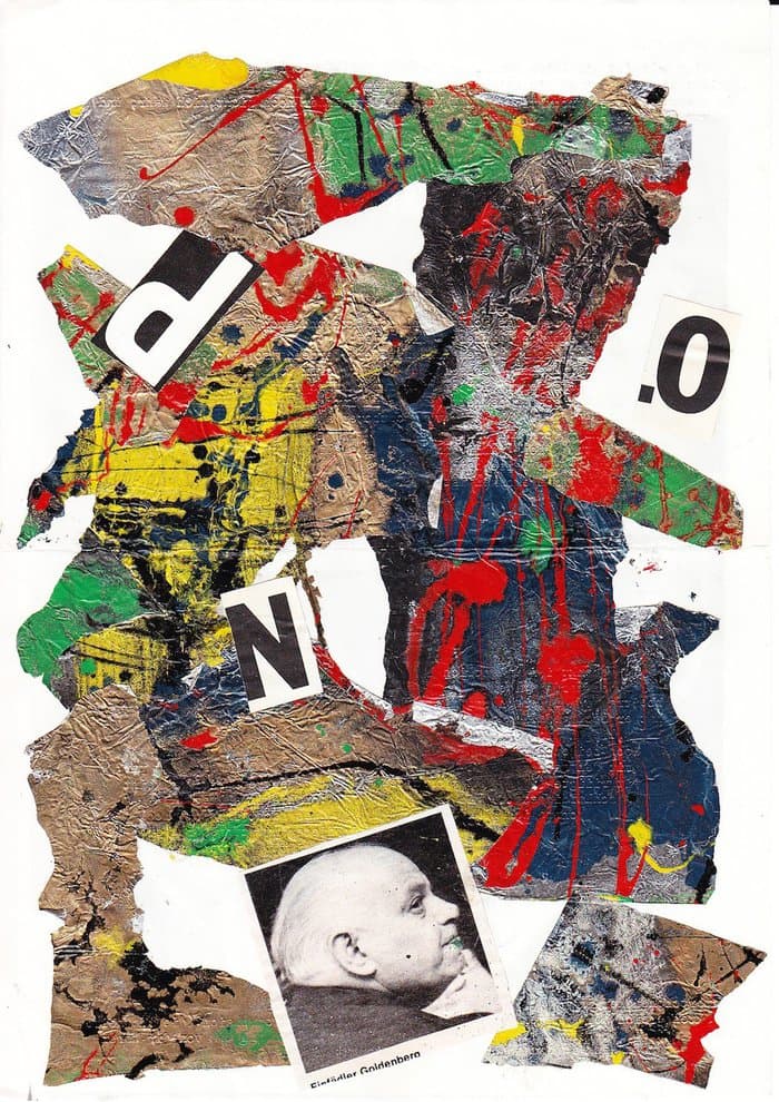 Collage and letter