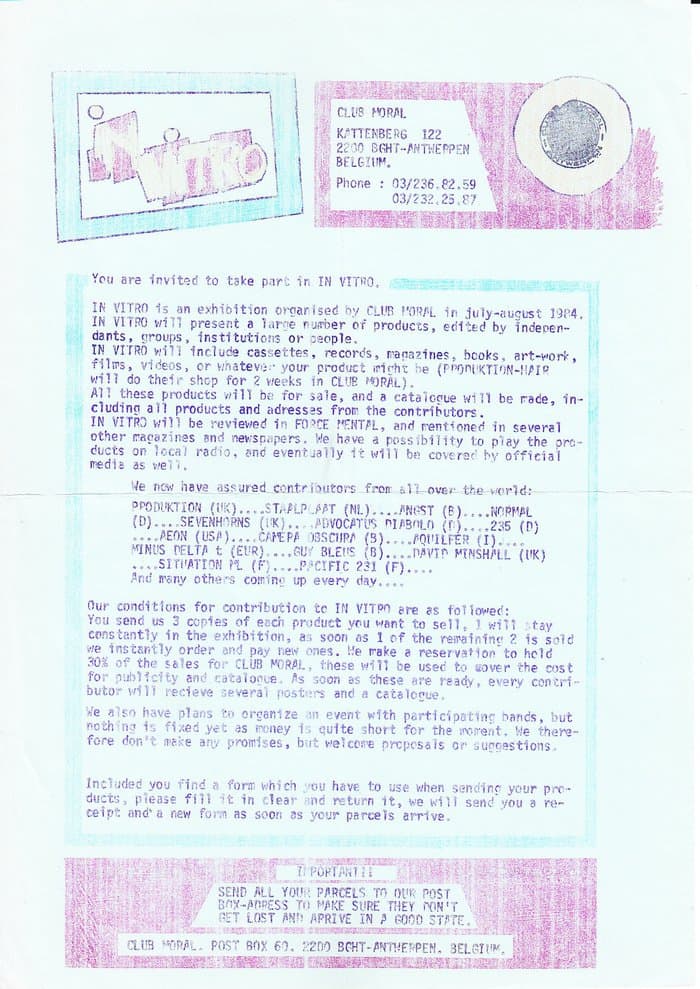 In Vitro Invitation