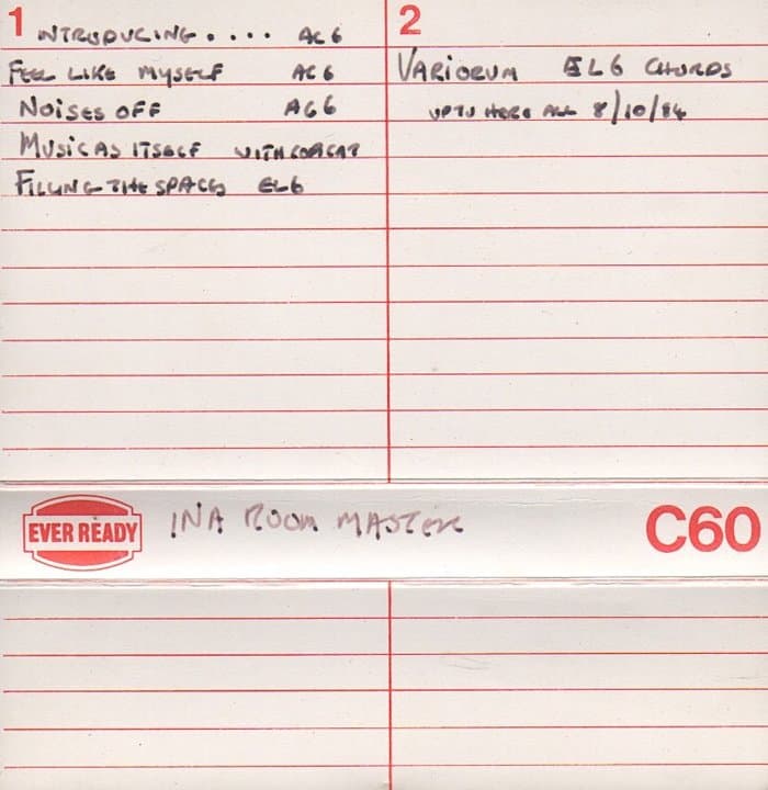 a series of Master-Tapes by Robert I Gillham Projects (NCP, Aconite, Gravity Craze, Random Valency...)