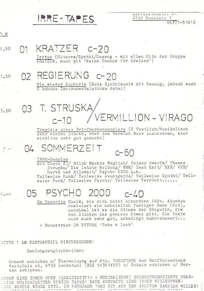 early Label and distropromo