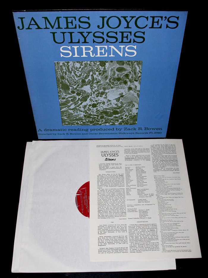 James Joyce's 'Ulysses' Siren (read by Zack R. Bowen)