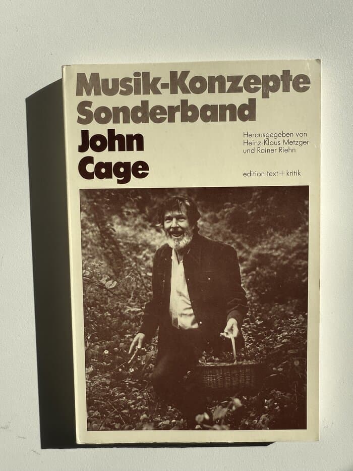 Musik • Musik-Konzepte • John Cage I | edition text+kritik