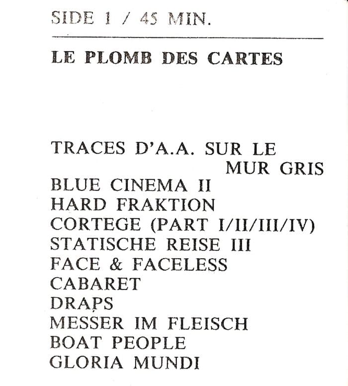 Le Plomb Des Cartes / La Loge Infernale (Box)
