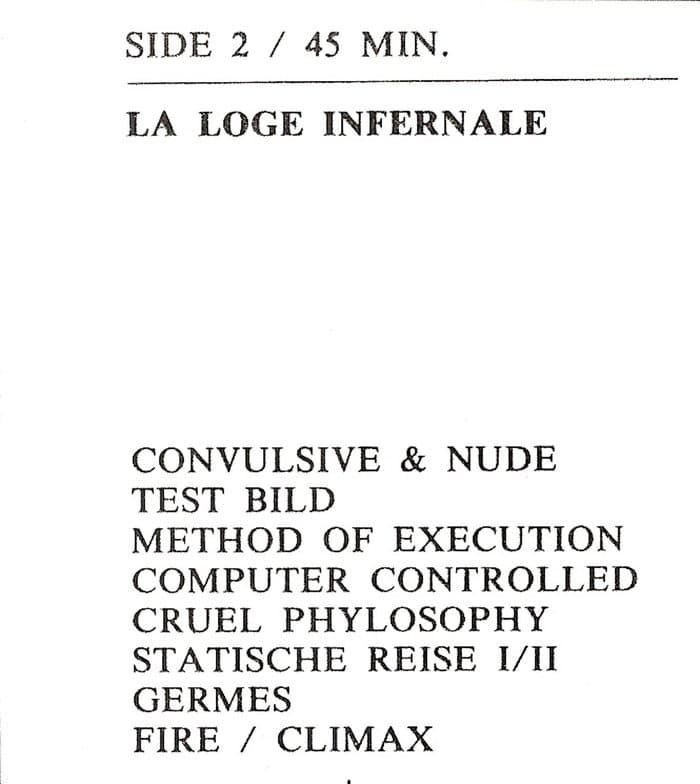 Le Plomb Des Cartes / La Loge Infernale (Box)