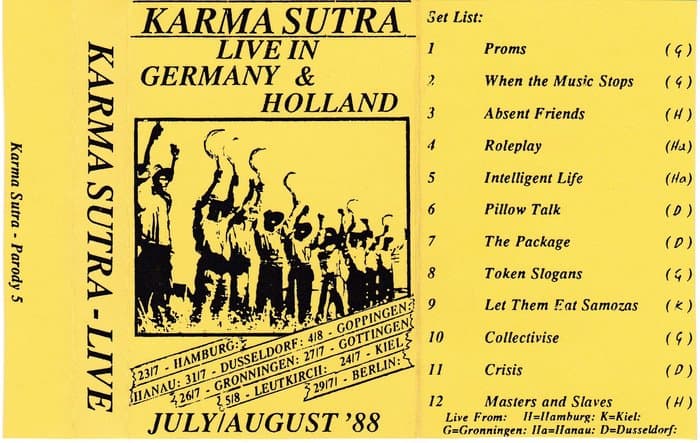 Live In Germany & Holland July/August '88
