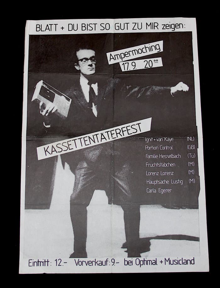 Kassettentäterfest Ampermorching 1983