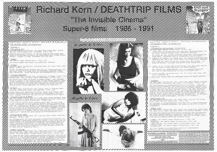 Richard Kern Deathtrip Films
