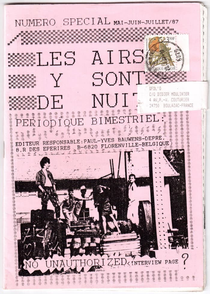 Les Airs Y Sont De Nuit Numero Special '87
