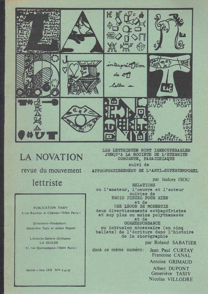 La Novation No. 09 10 (January 1978)