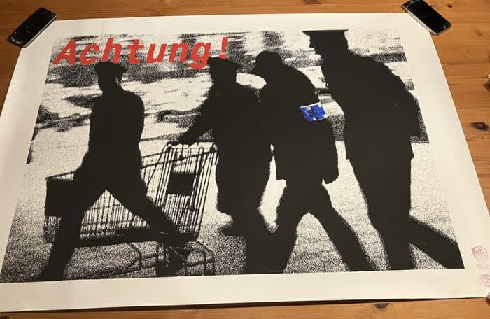 Laibach Achtung Poster