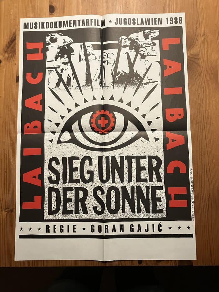 Laibach Sieg unter der Sonne  poster