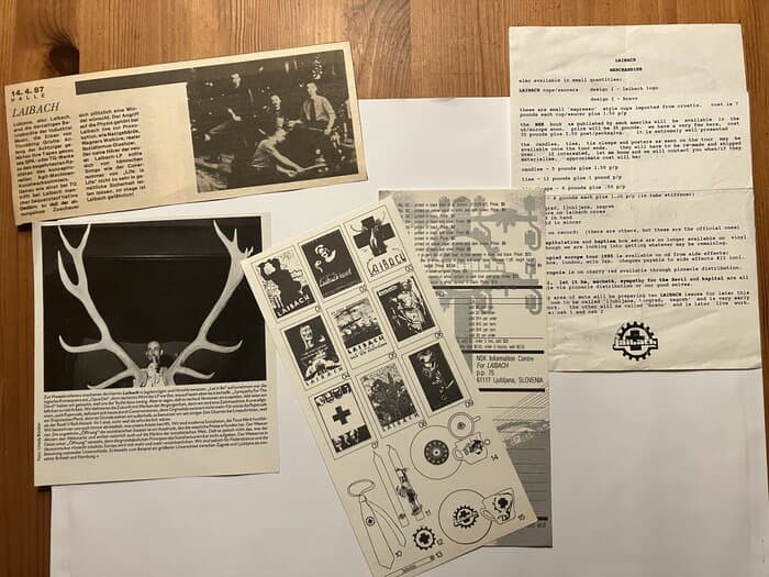 Laibach selected Info Material