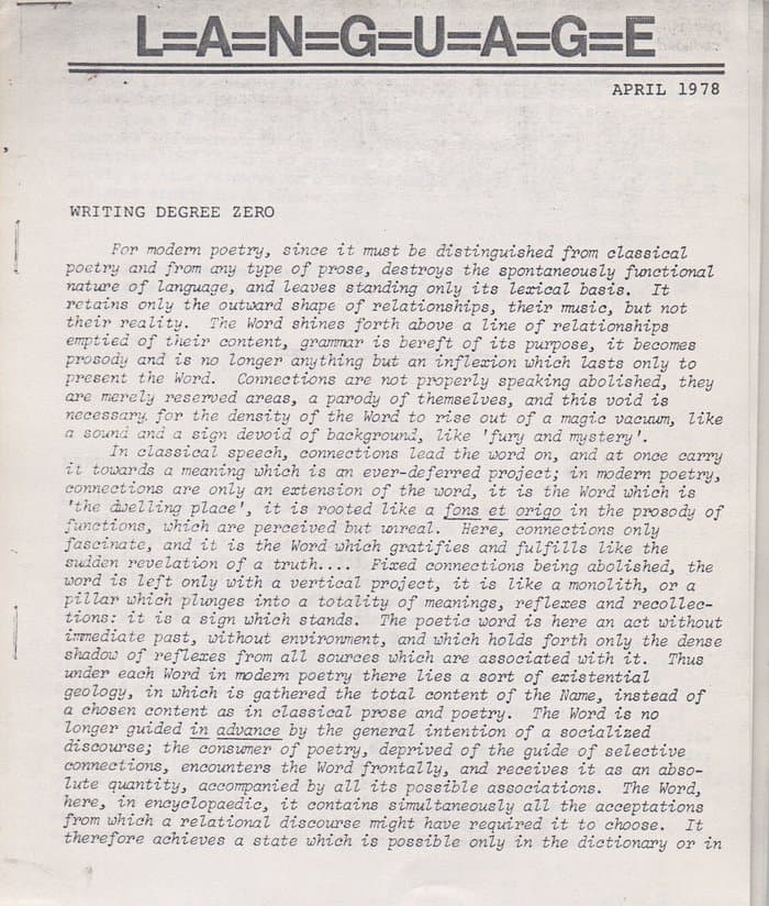Language April 78