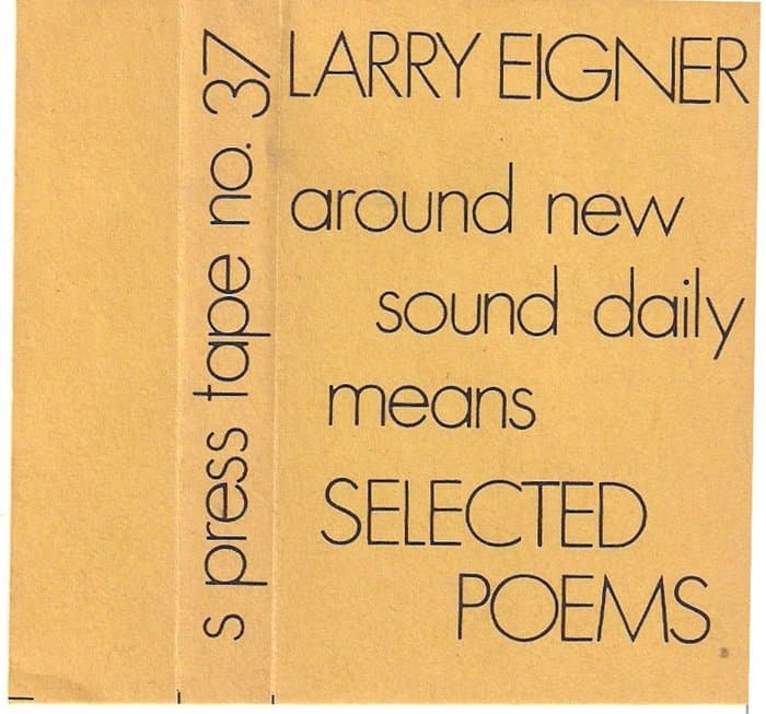 Selected Poems, around new sound dayily means