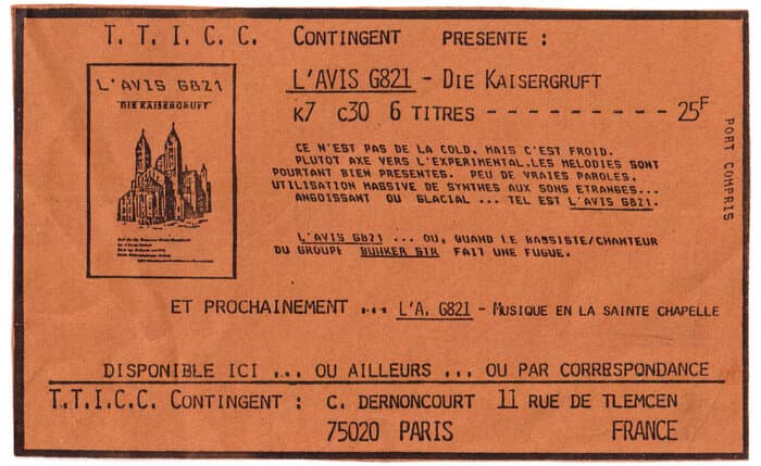 T.T.I.C.C. Contingent Promo Flyer